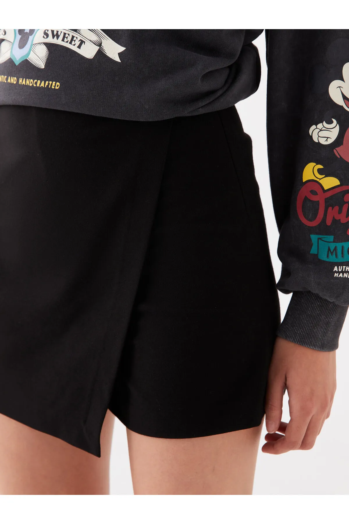 LC Waikiki  Gerader Shorts-Rock mit Reißverschluss für Damen
