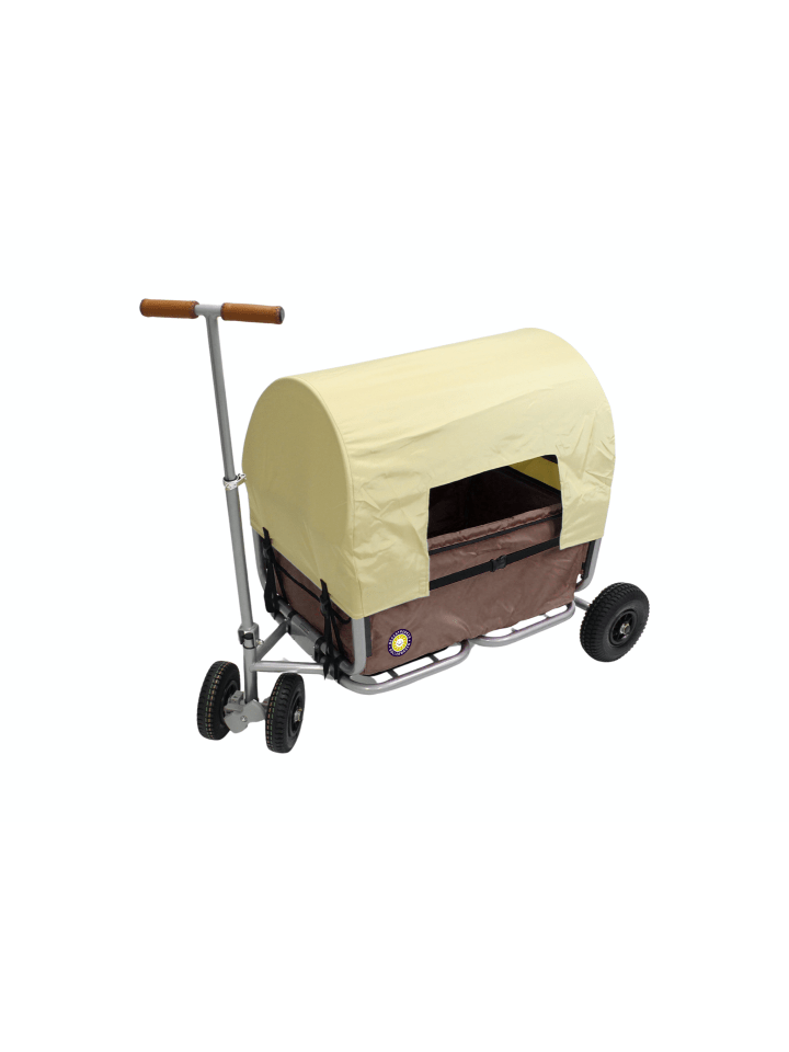 Beachtrekker Beachtrekker LiFe faltbarer Bollerwagen (Braun)   Bremse   Sonnenverdeck günstig kaufen onesize