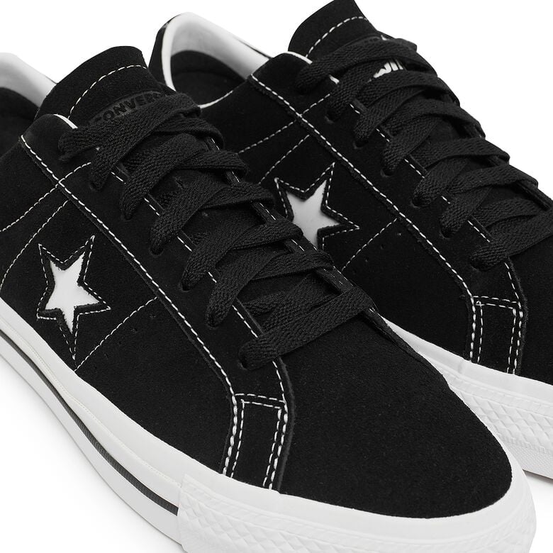Converse Cons One Star Pro Suede black/black/white