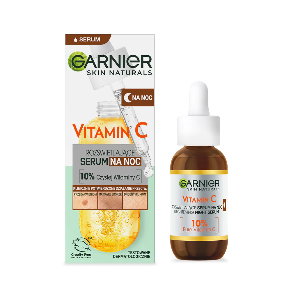 „Garnier Skin Naturals“ vitamino C šviesinantis naktinis serumas