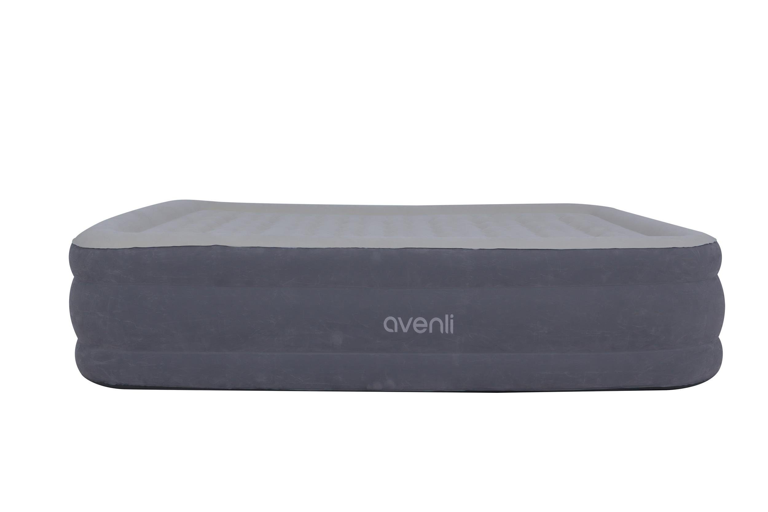 Avenli Luftbett Luftmatratze selbstaufblasend 203 x 152 x 46 cm, (Doppelbett für 2 Personen), Gästebett mit integrierter Pumpe