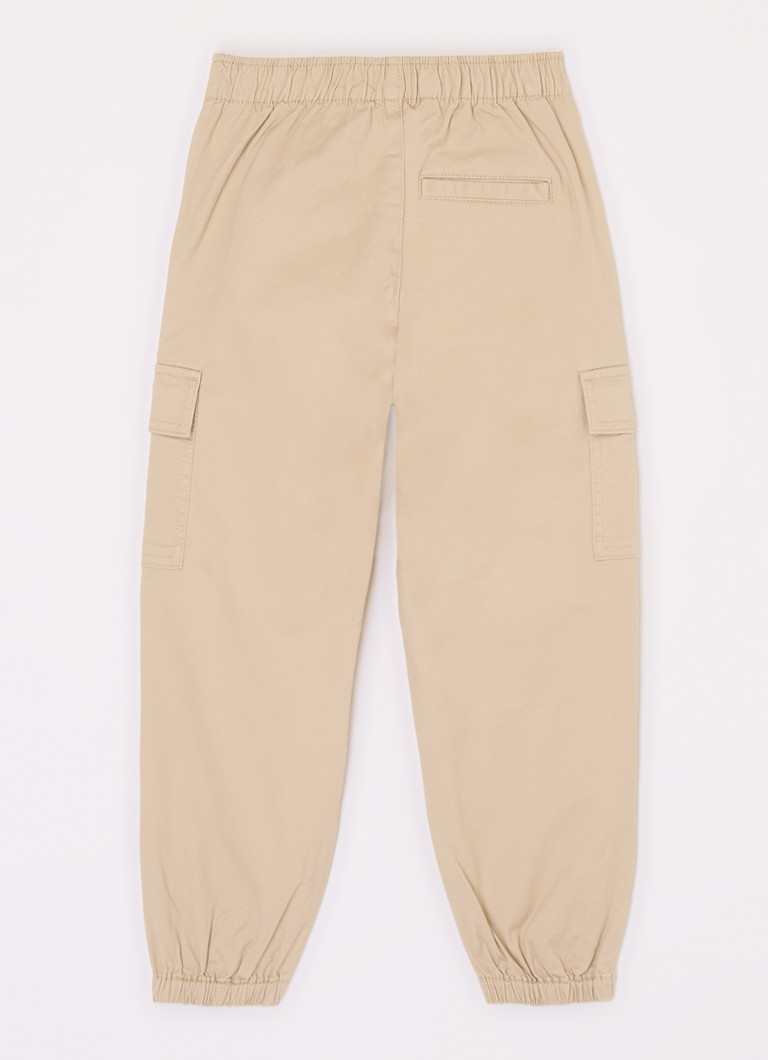 Pantaloni cargo slim fit Benetton cu buzunare aplicate