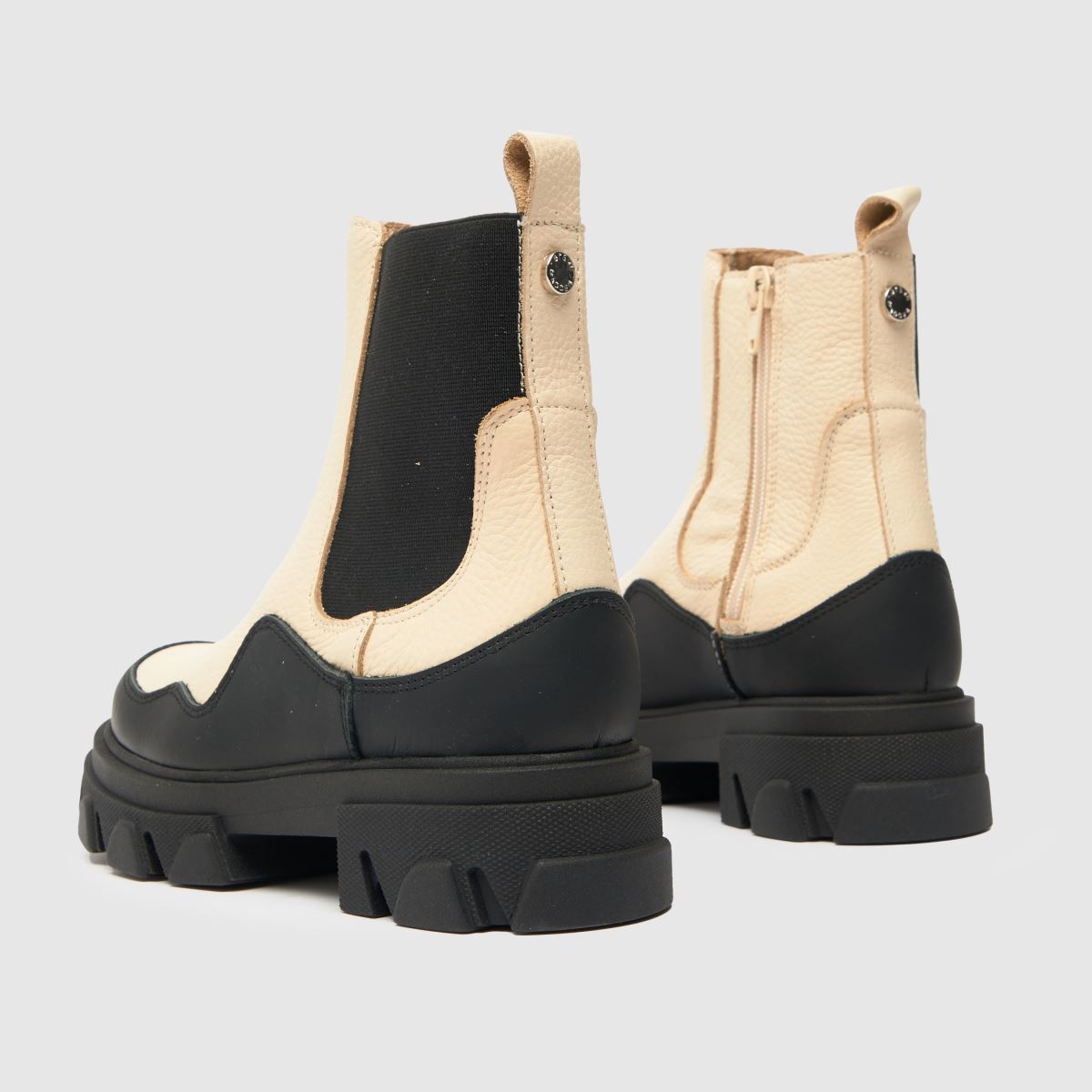 Steve Madden svarta & vita merilyn flickor junior stövlar