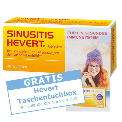 SINUSITIS HEVERT Tabletten  40 St  Tabletten
