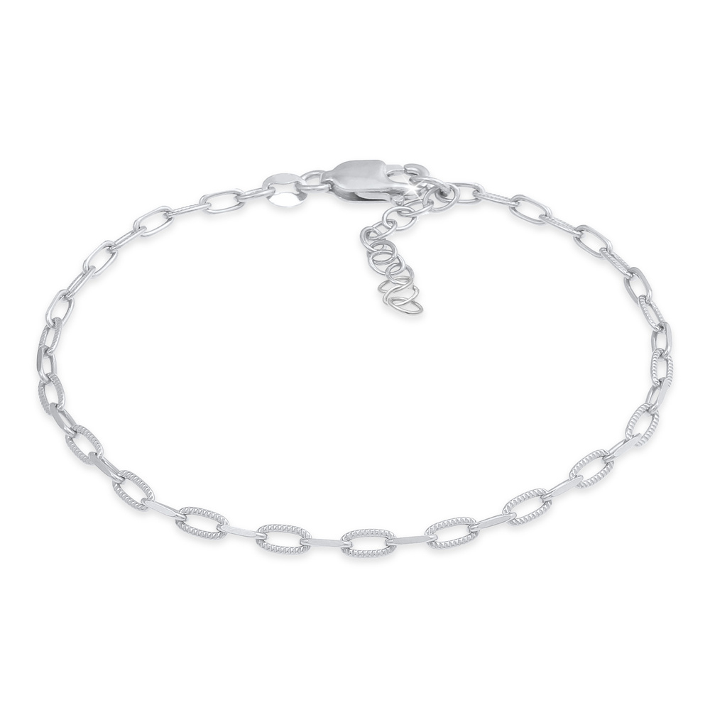 Elli Elli Bracelet Optique pour chaîne de base ovale à maillons dames en 925/1000 arge Bracelet