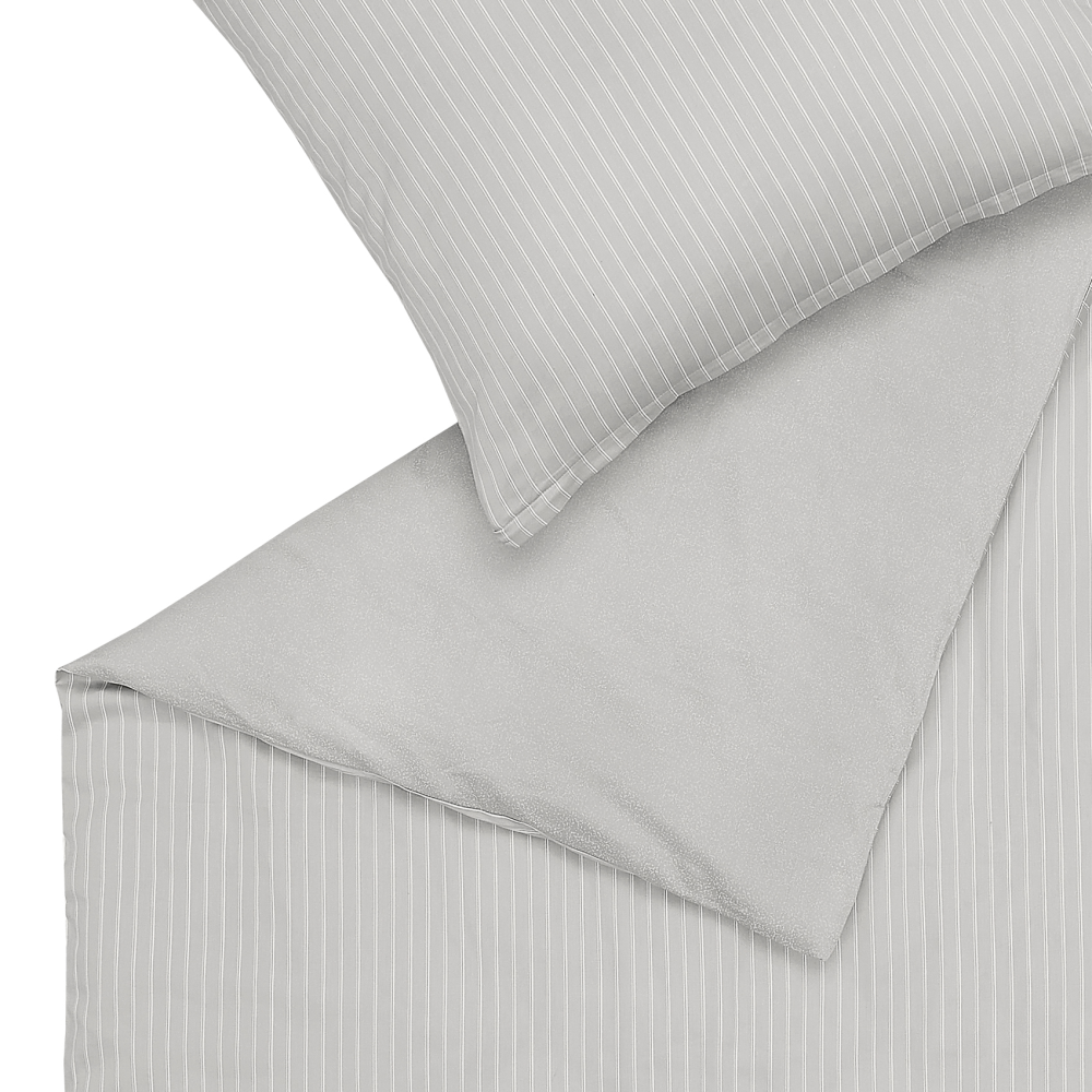 Bettwäsche MR-Needlestripe grau