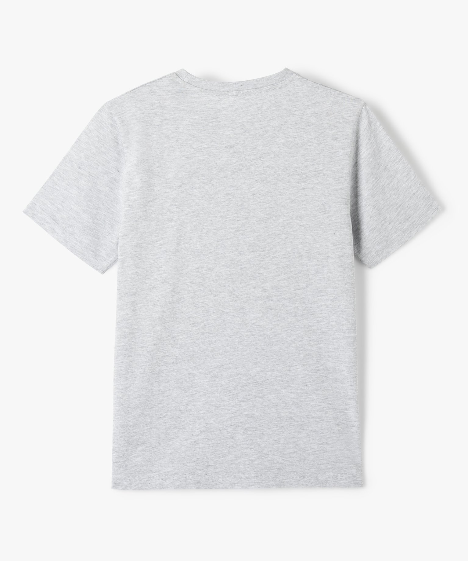 Tee-shirt à manches courtes uni Garçon gris | GEMO