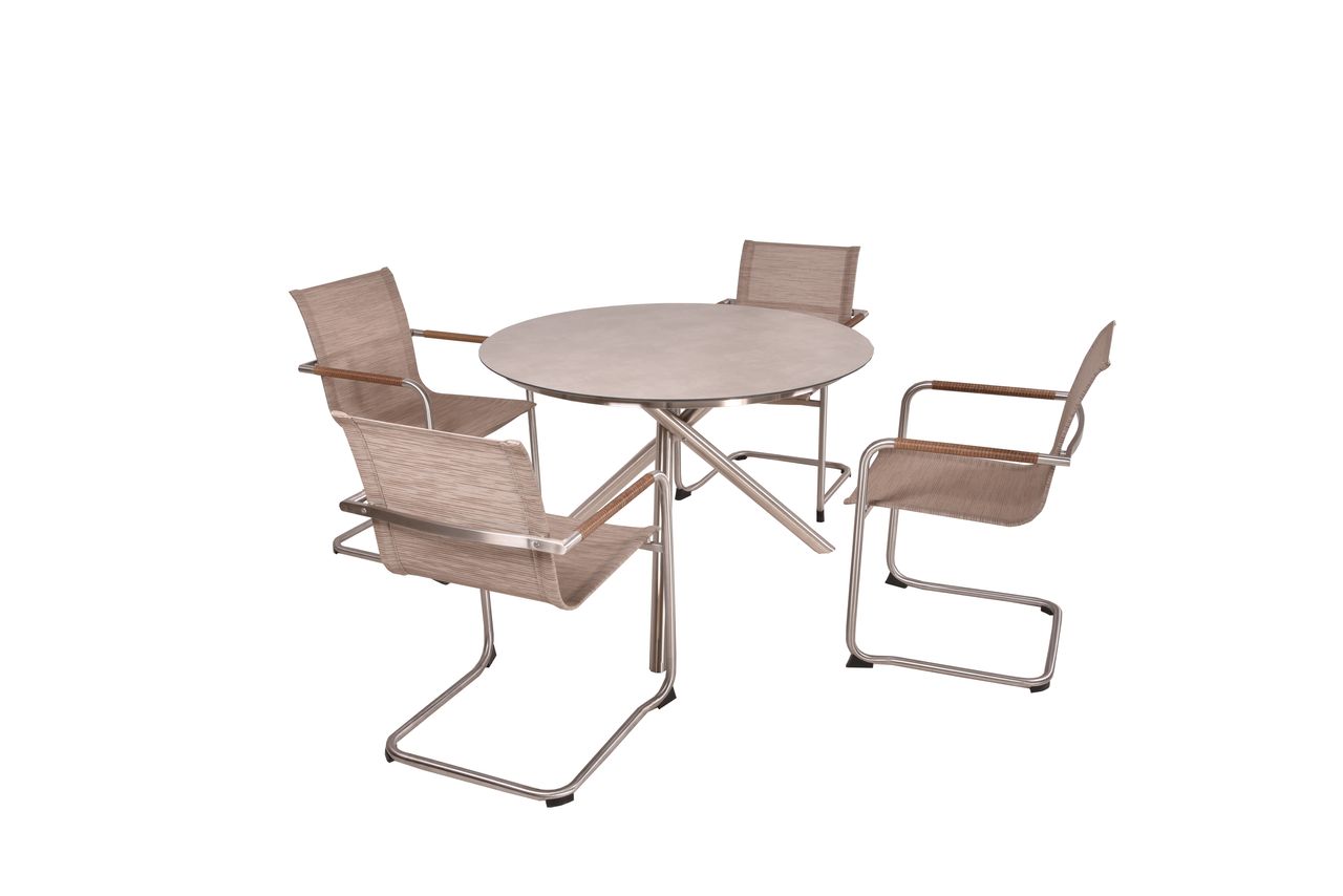 Garden Pleasure Tischgruppe SIENNA 10, 5-tlg.