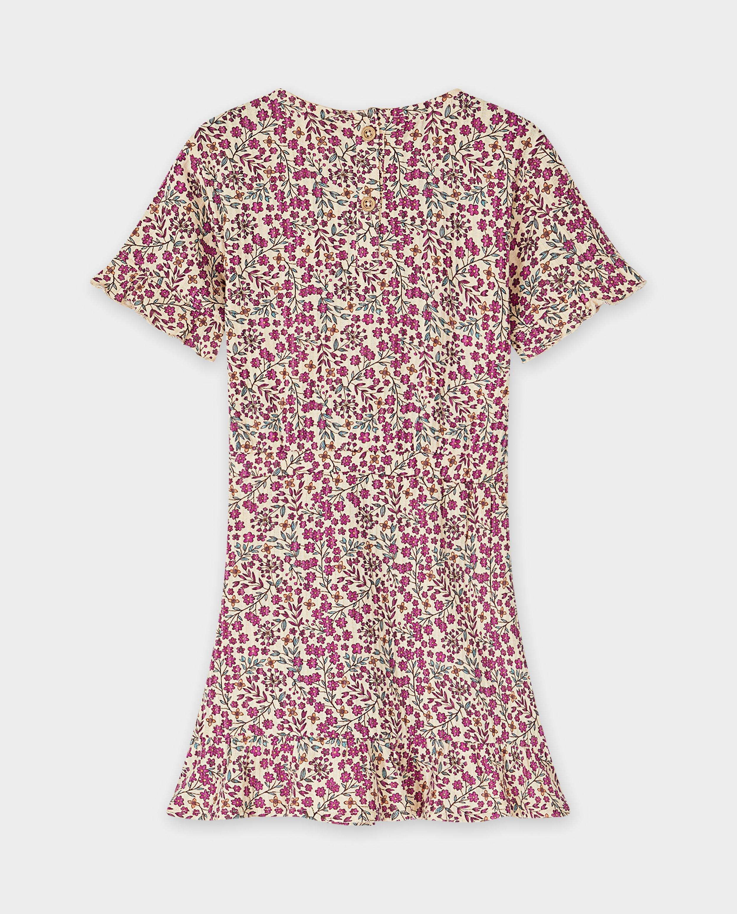 Rochie roșie cu imprimeu floral Daily 7