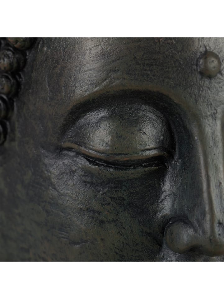 relaxdays Buddha Figur in Dunkelgrau - (H)70 cm günstig kaufen onesize