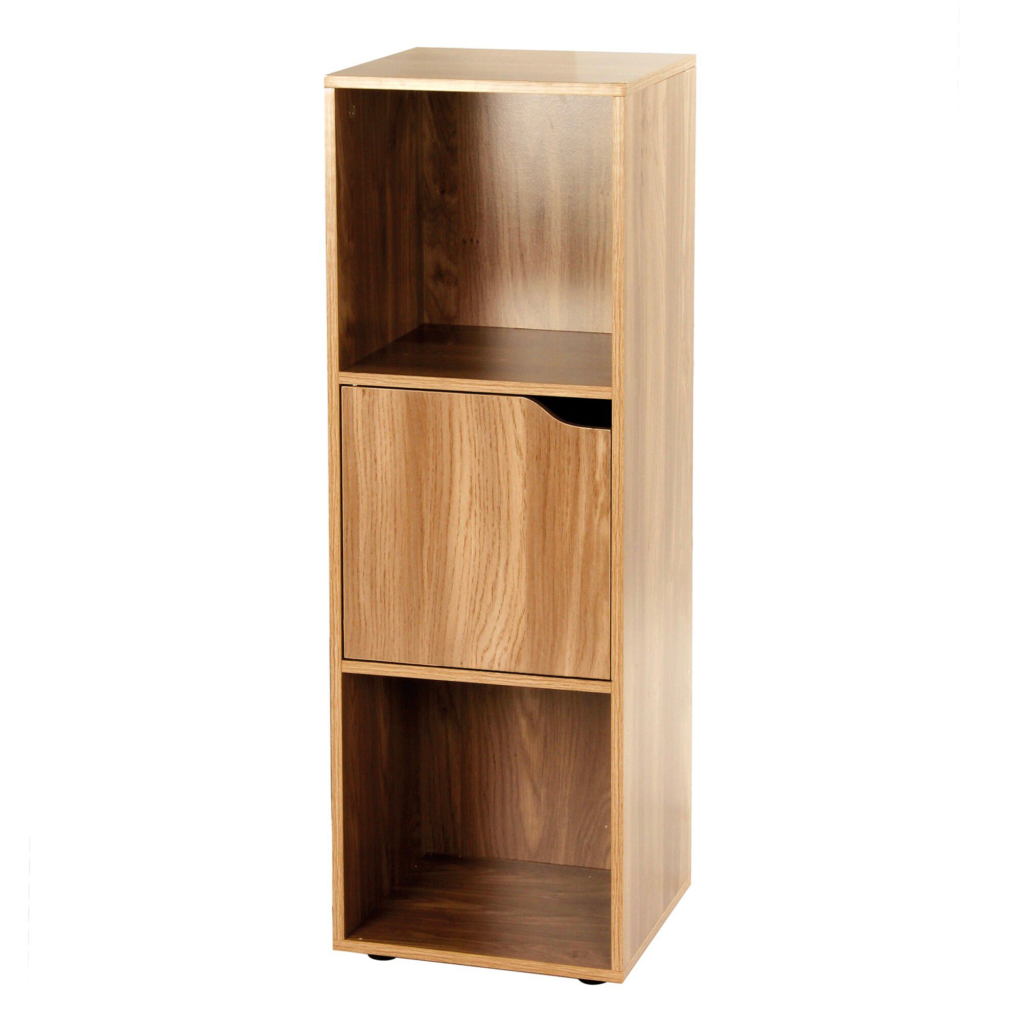 Meuble de rangement STAVRA – 3 cases 1 porte