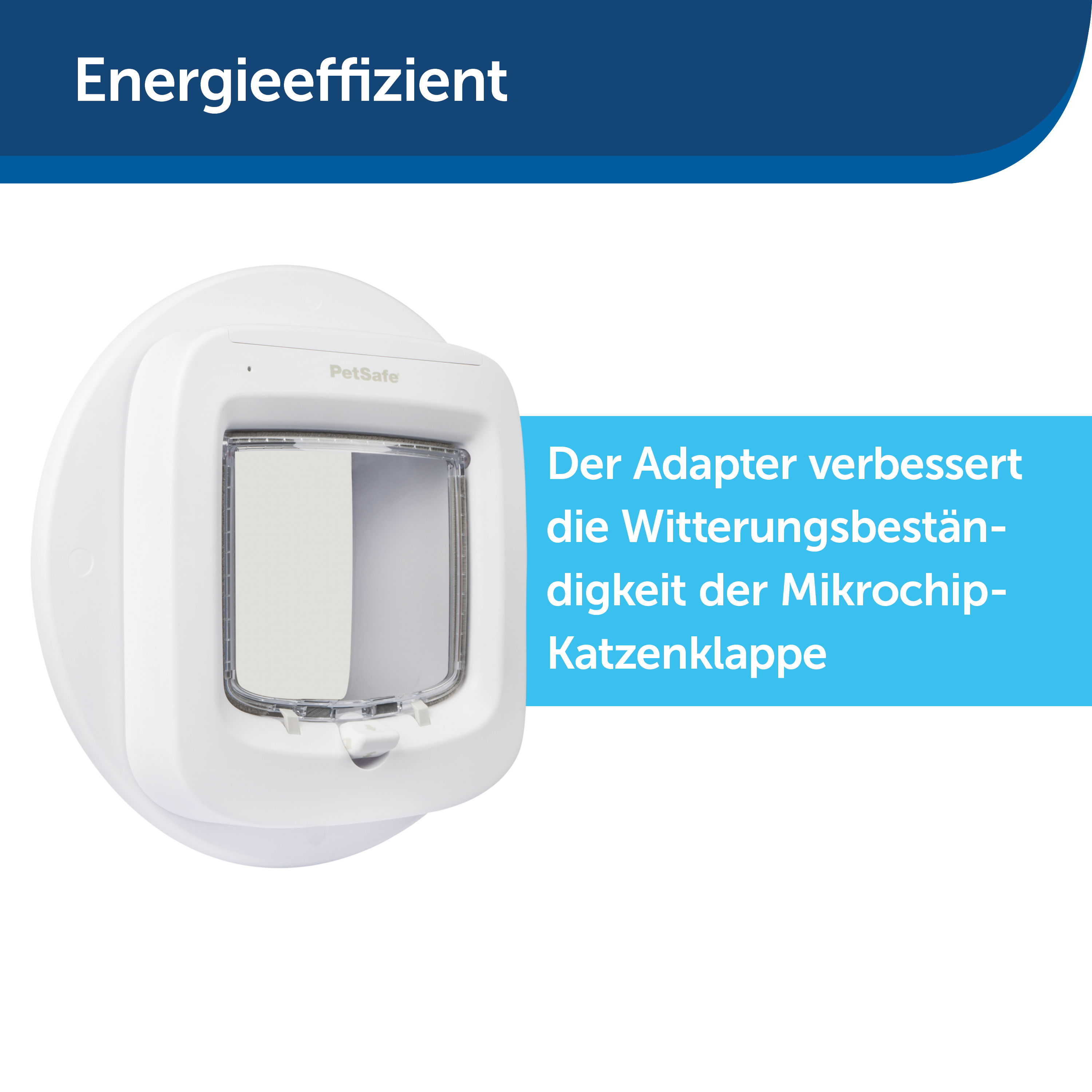 PetSafe Klappen & Türen PetSafe Einbauadapter für Mikrochip Katzenklappe weiß