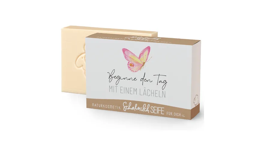 Geschenk für Dich Schafmilchseife Beginne den Tag mit einem Lächeln 100 g