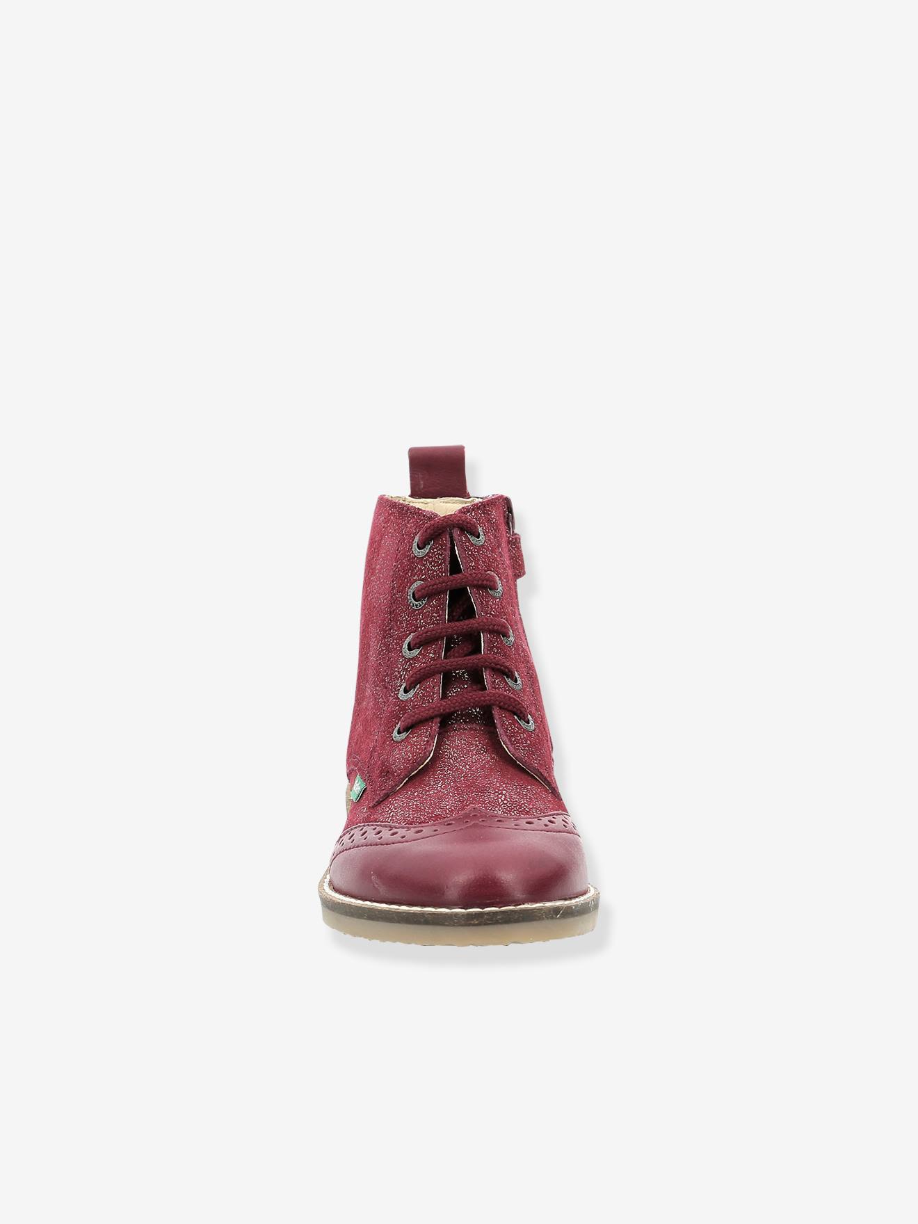 Bottillons cuir fille Tyrol KICKERS® noir