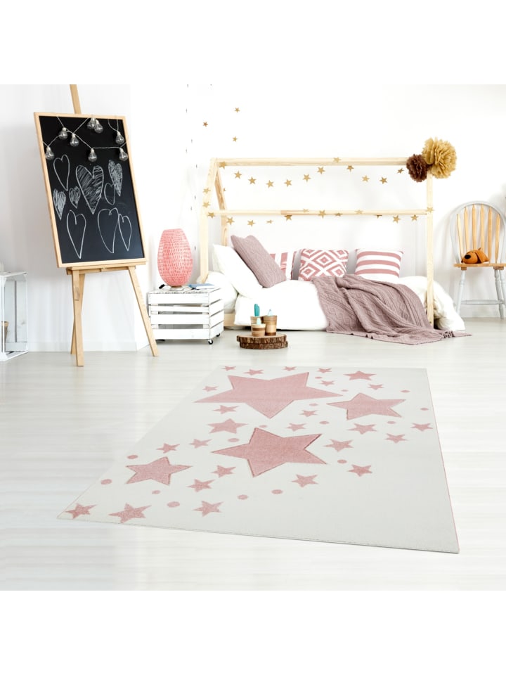 Livone Teppich STARLINE creme/rosa günstig kaufen