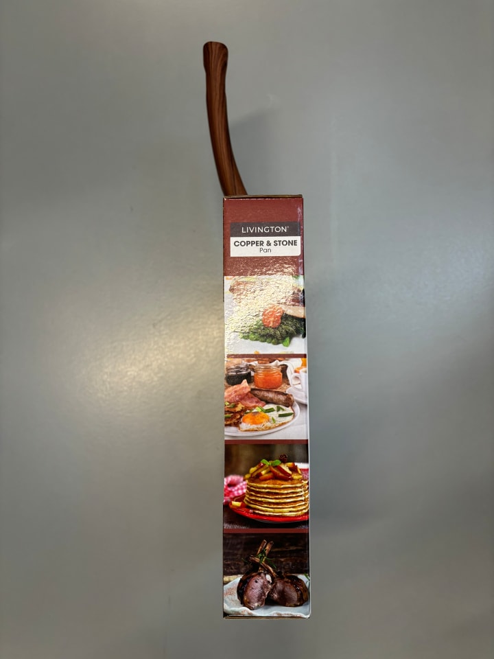 Livington Pfanne Copper & Stone Pan 24 in Rot günstig kaufen onesize