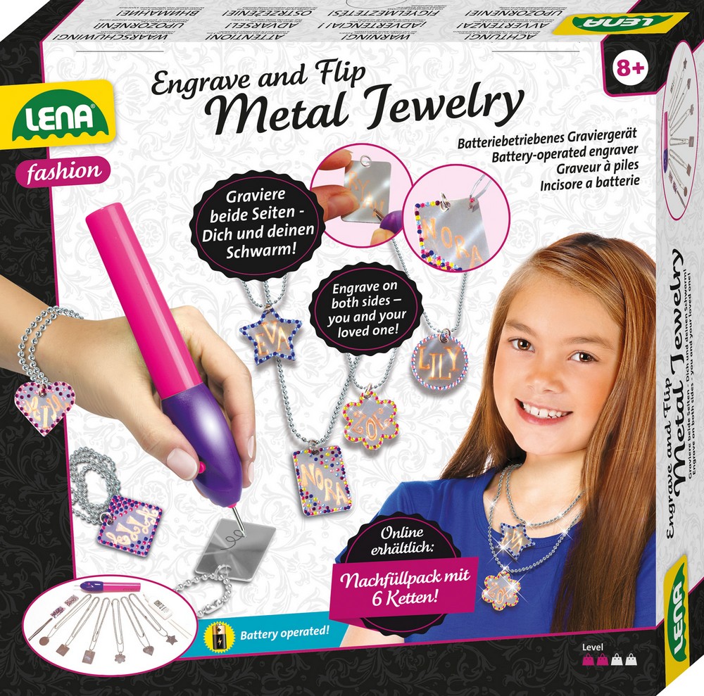 LENA Metal Jewelry, Faltschachtel