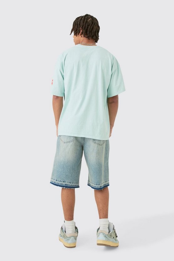 Oversize T-Shirt mit lizenziertem Looney Tunes Print