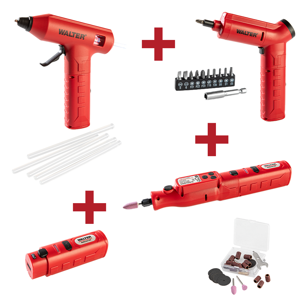 Walter Werkzeuge 3 in 1 Akku-Multitool 4V
