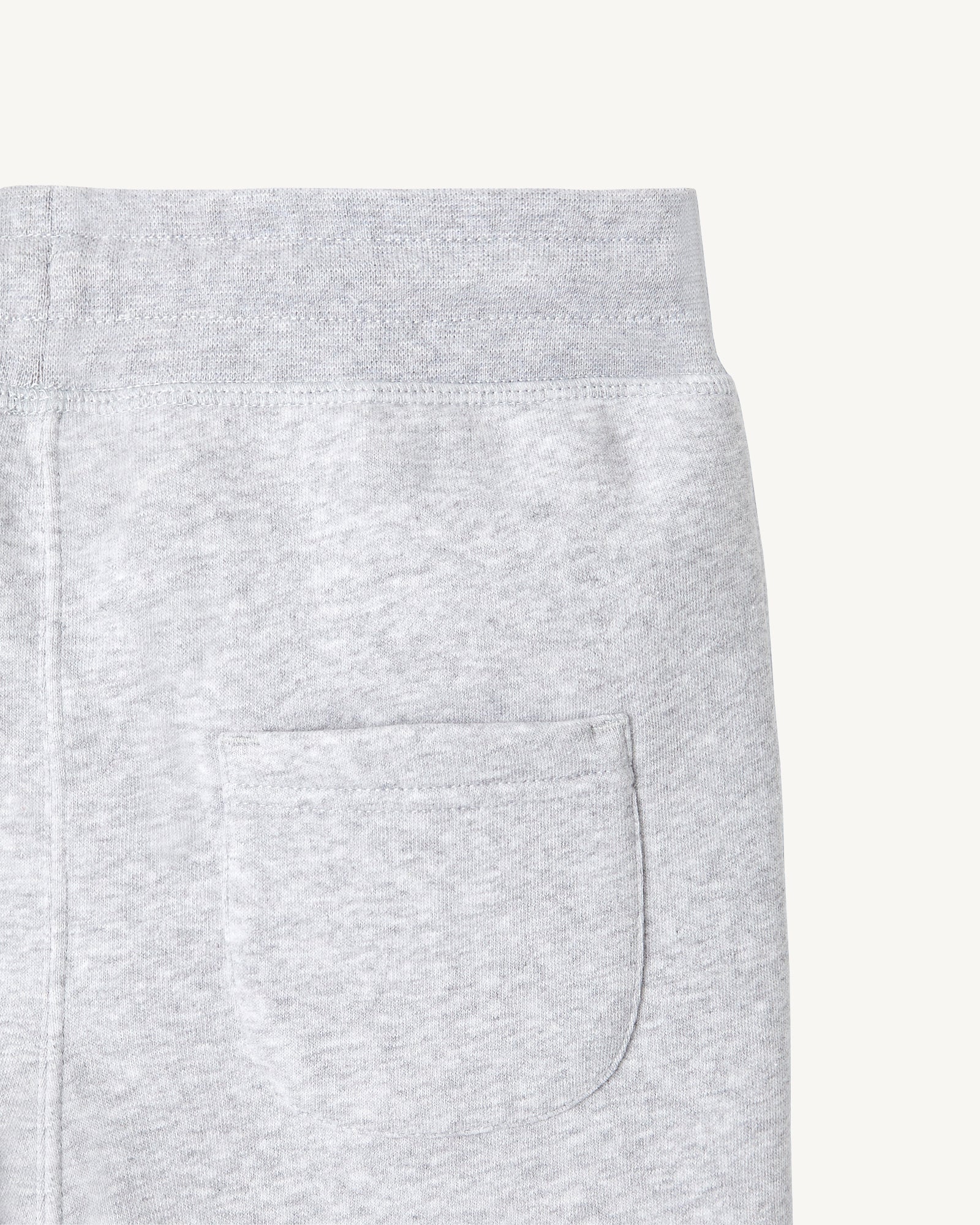 Short enfant en coton biologique Gris chiné Pereira