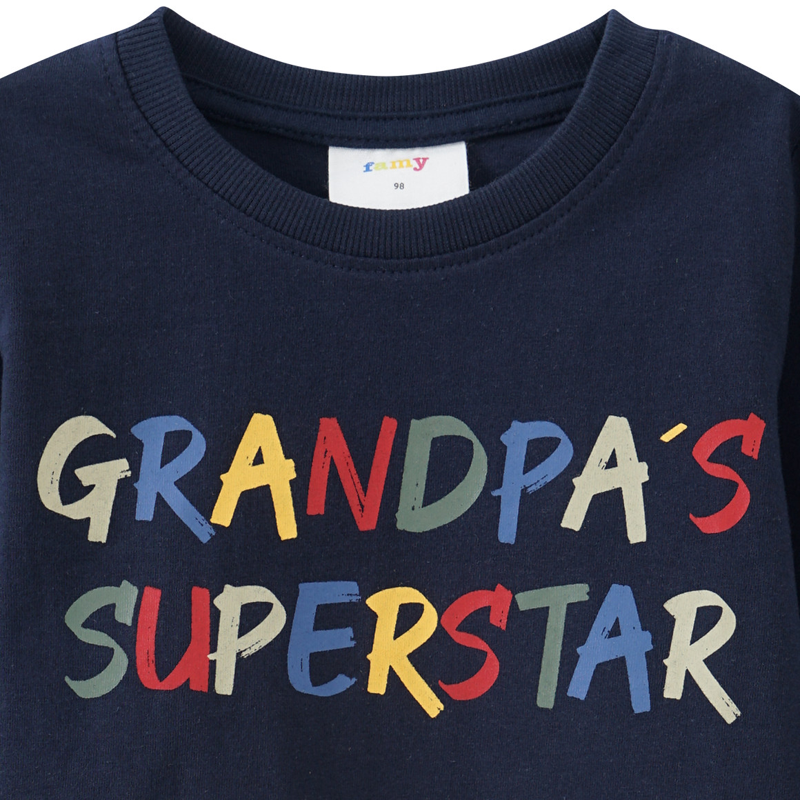 Kinder Langarmshirt mit Message-Print