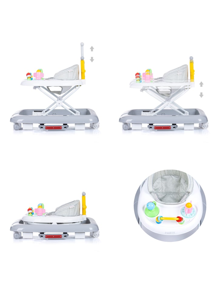 Chipolino Lauflernwagen 4 in 1 Party in grau günstig kaufen onesize