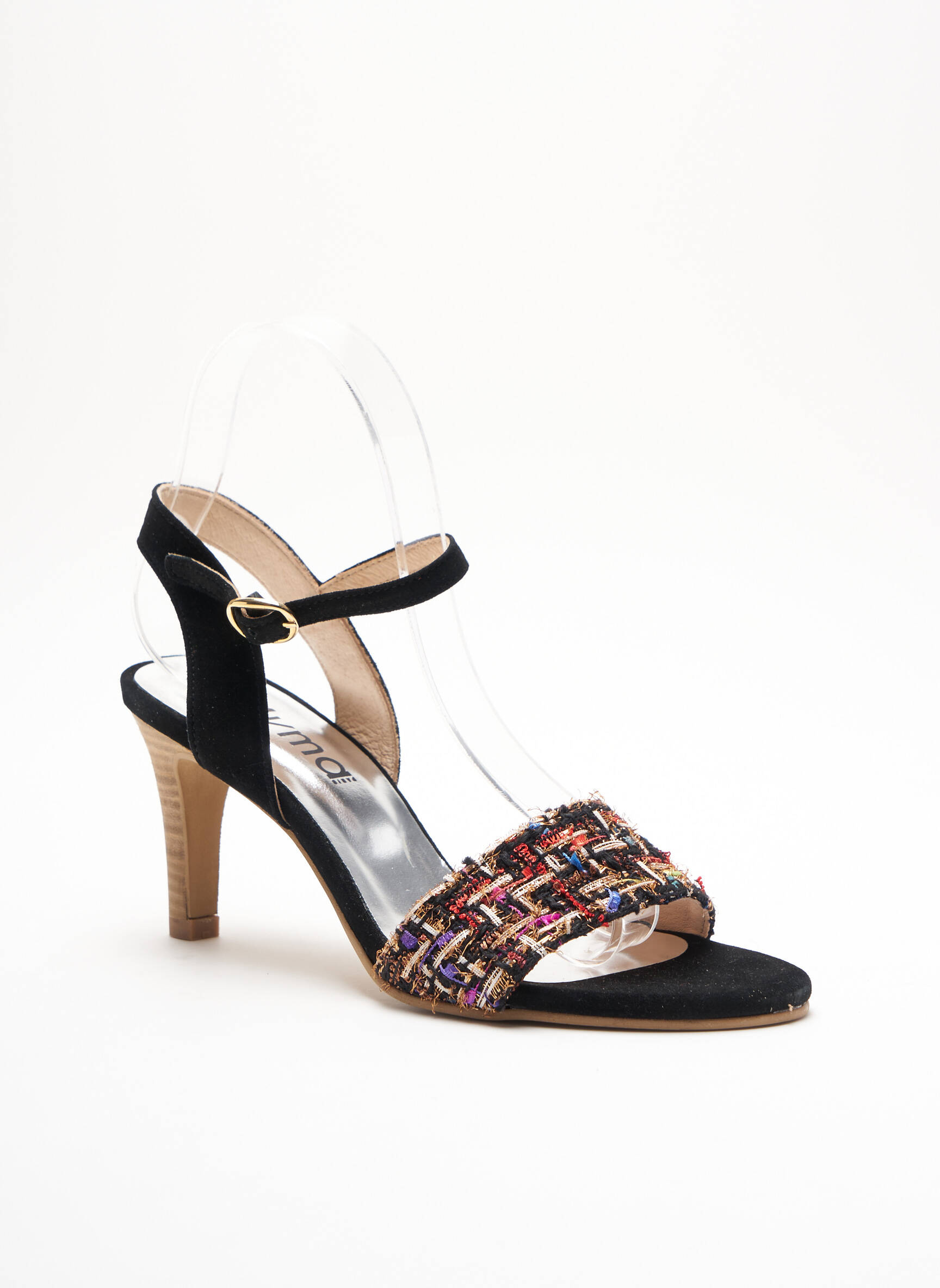 Myma Sandales Nu Pieds Femme couleur noir