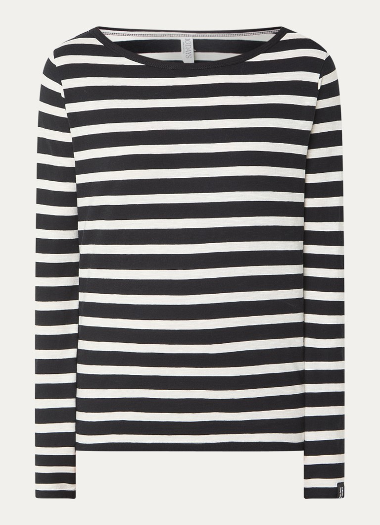 10DAYS Longsleeve with stripe print