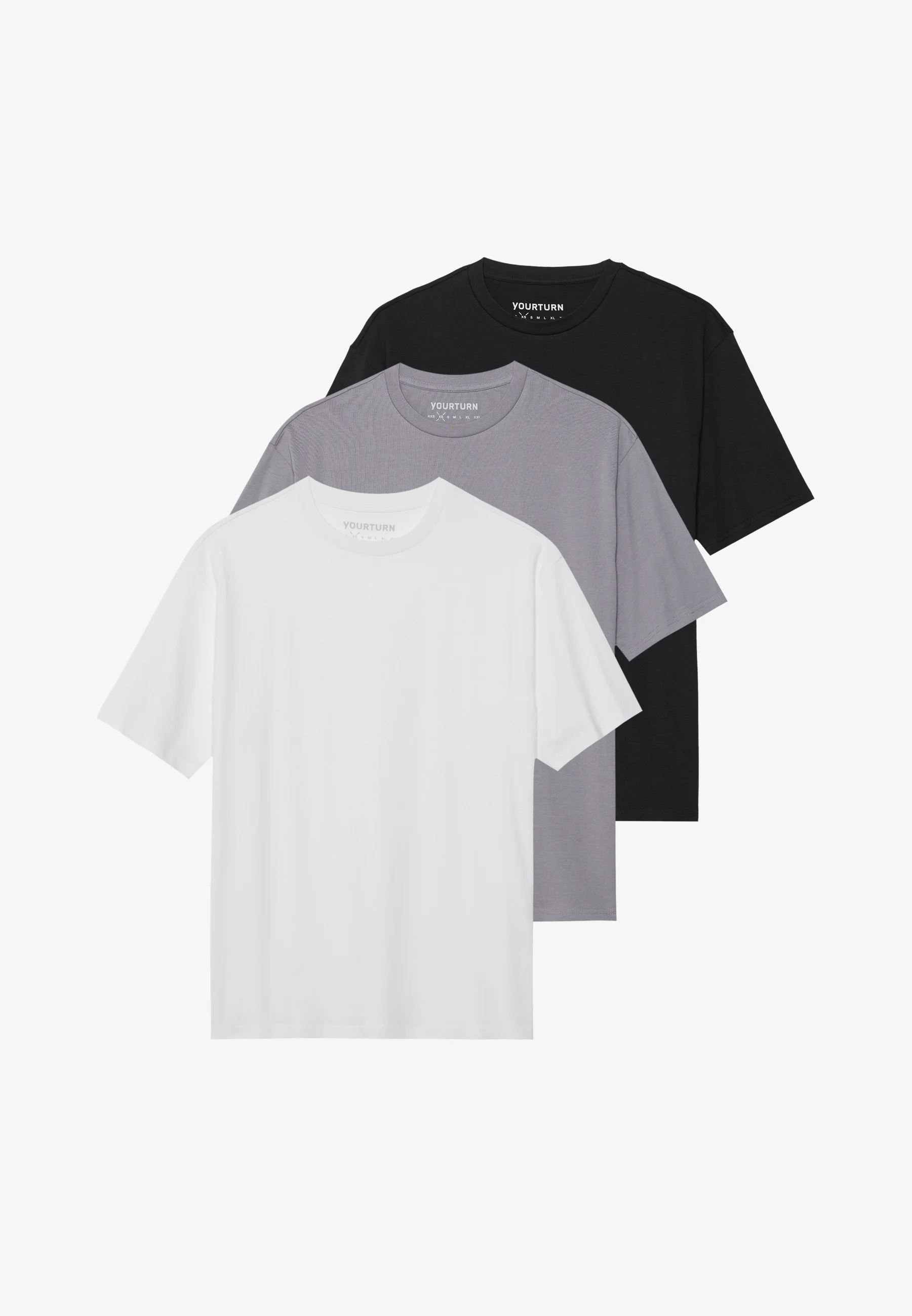 YOURTURN PACK DE 3 UNISEX - Camiseta básica