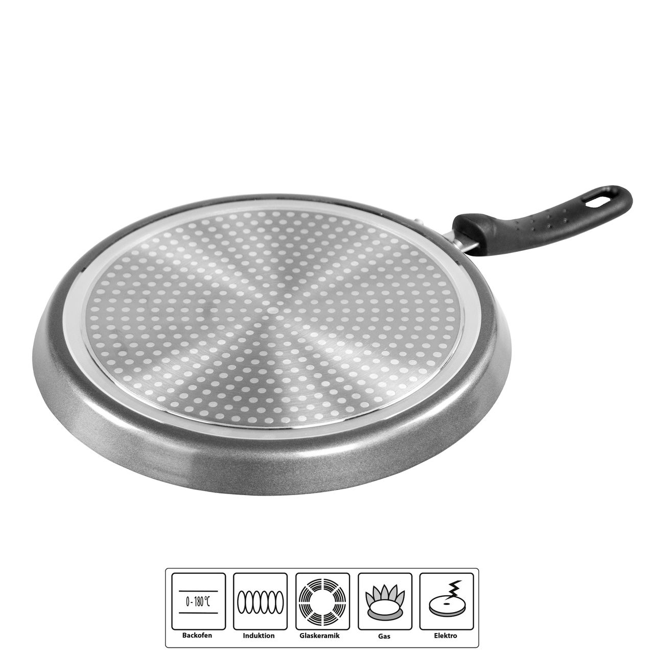 STONELINE® Crêpe-Pfanne mit Besteck