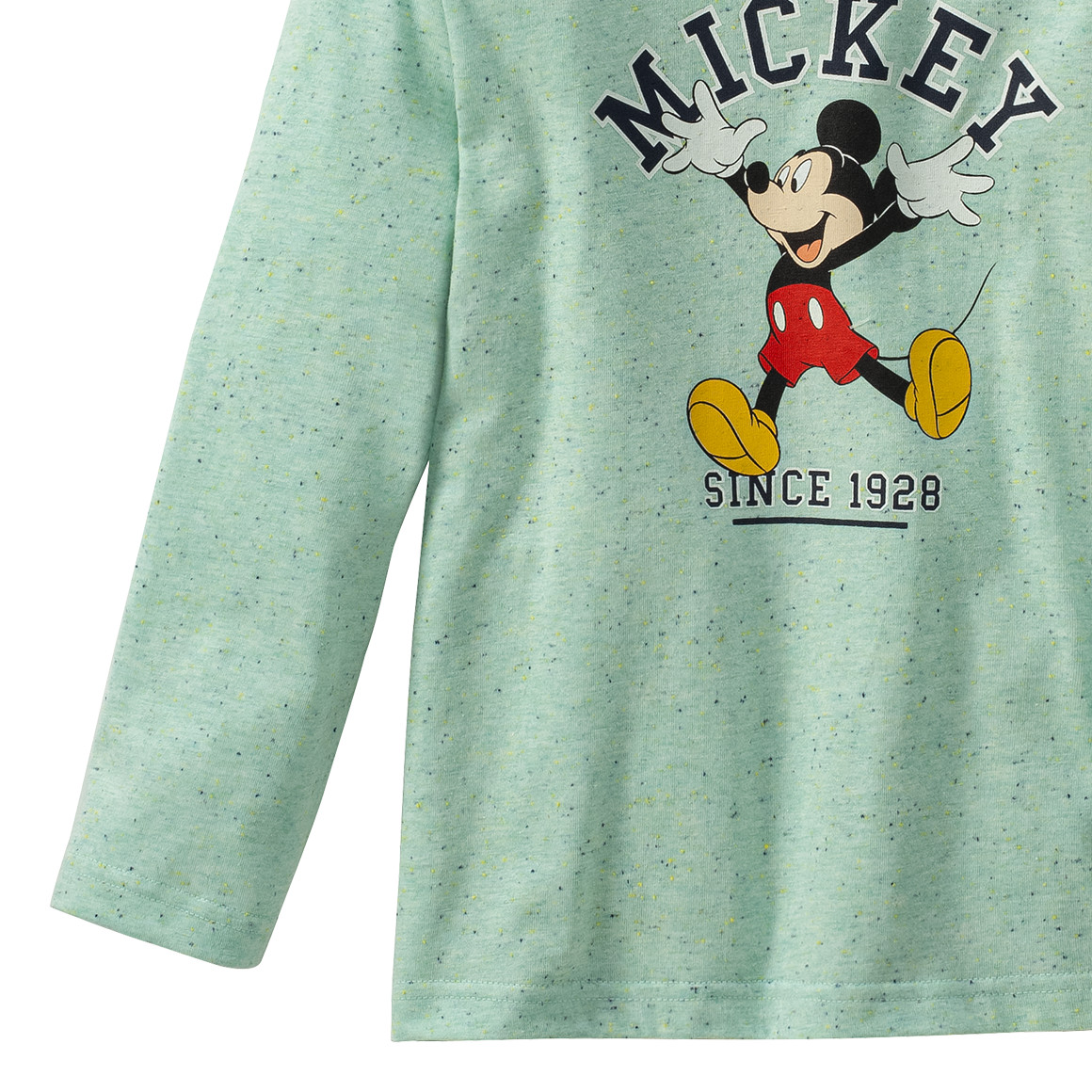 Micky Maus Langarmshit mit großem Print