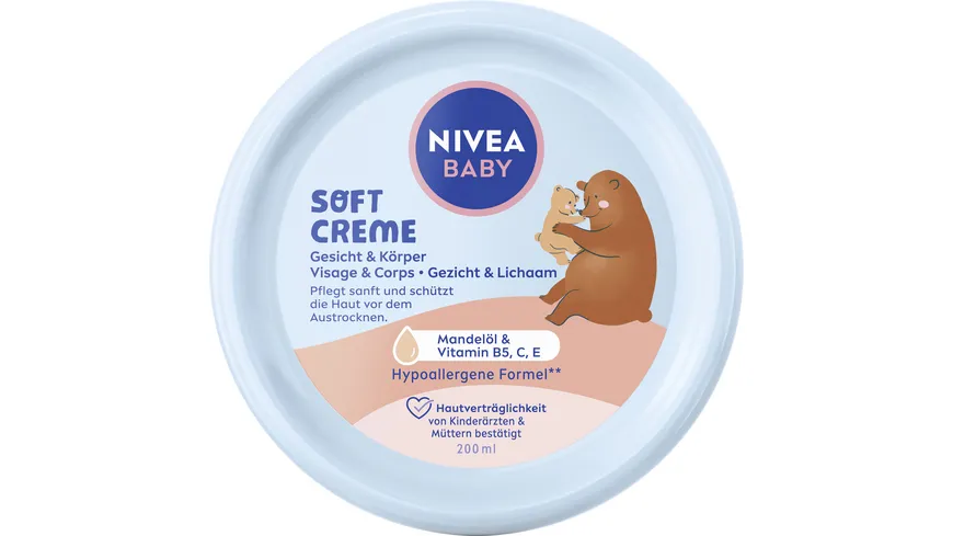 Nivea Baby Soft Creme Gesicht & Körper 200 ml