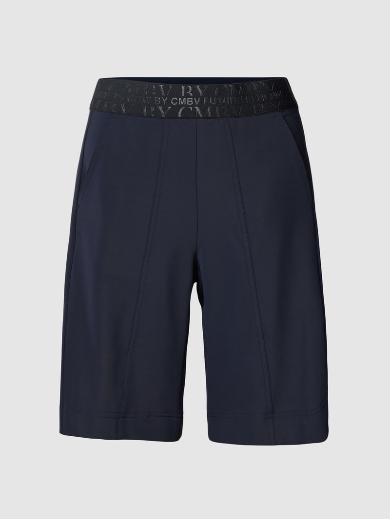 Bermudas mit elastischem Bund Modell 'BEVERLY' in marineblau