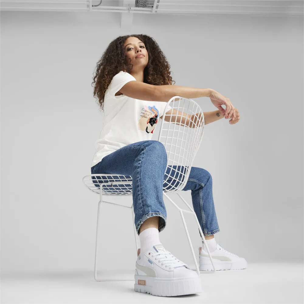 PUMA Mayze Leather 381983_45 / weiss