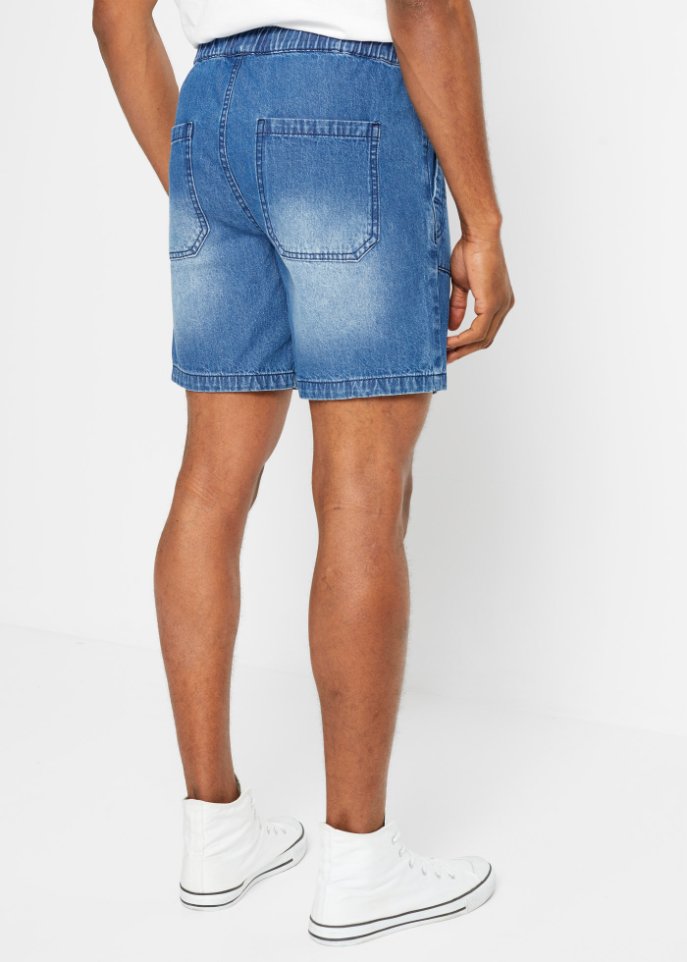 Schlupf-Jeans-Shorts, Loose Fit