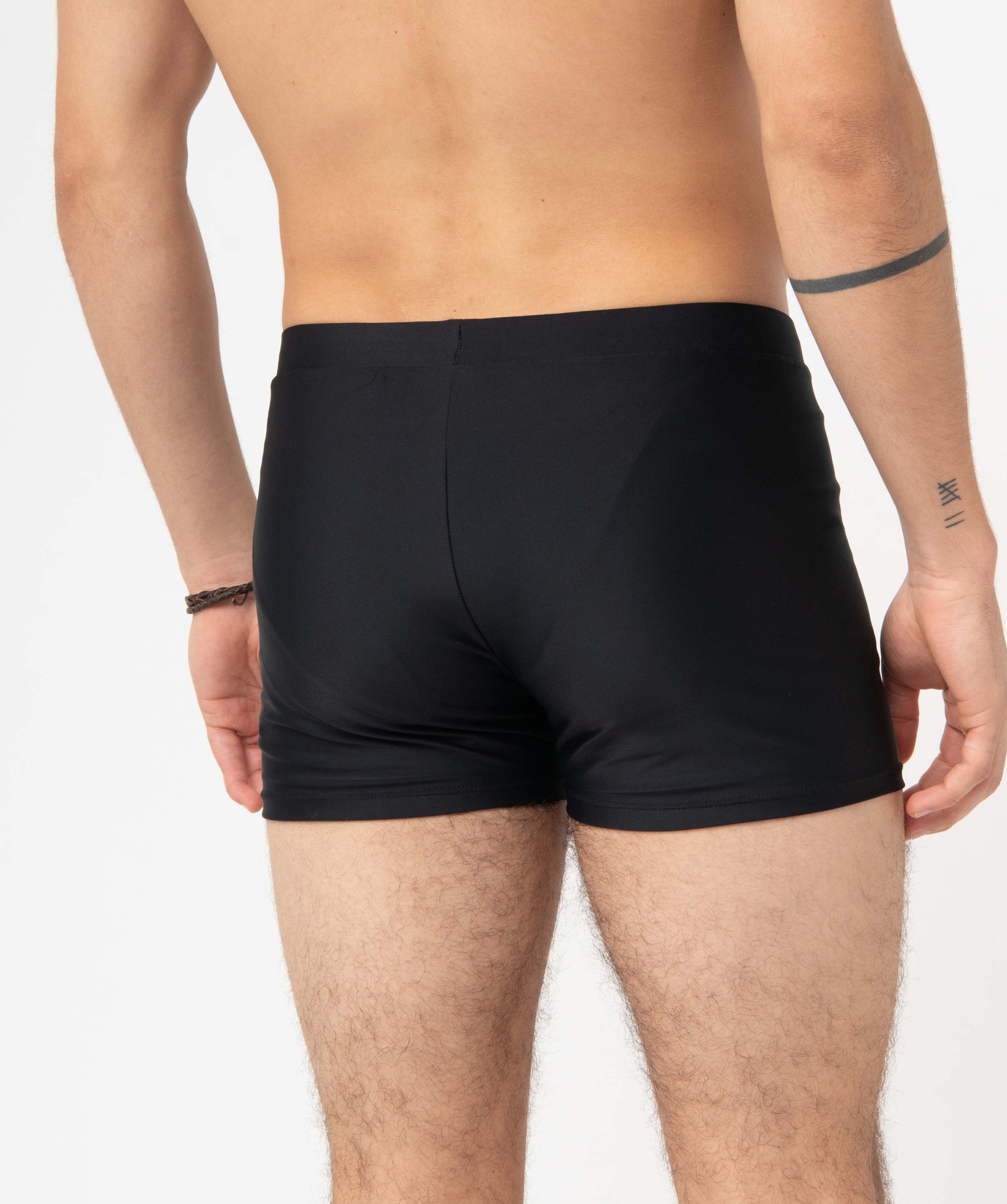 Maillot de bain homme forme boxer avec inscription - Freegun noir | GEMO
