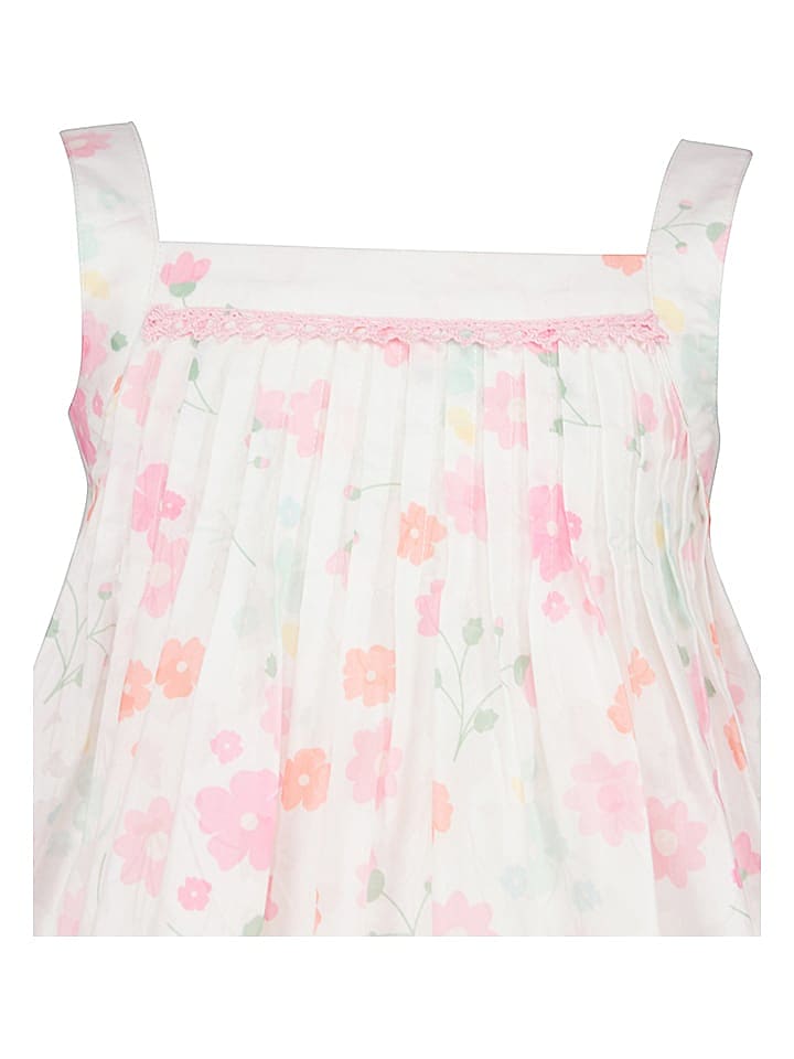 Salt and Pepper Schönes Sommerkleid in Creme mit Blumen günstig kaufen 128