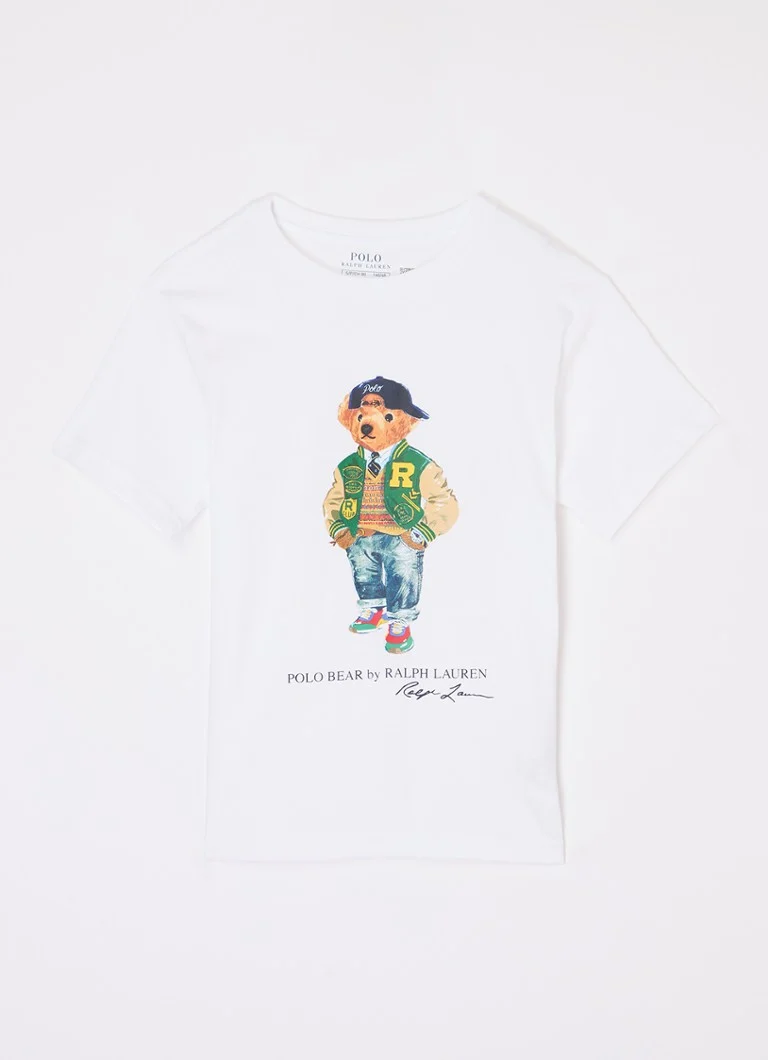 Camiseta Ralph Lauren com estampa do logotipo