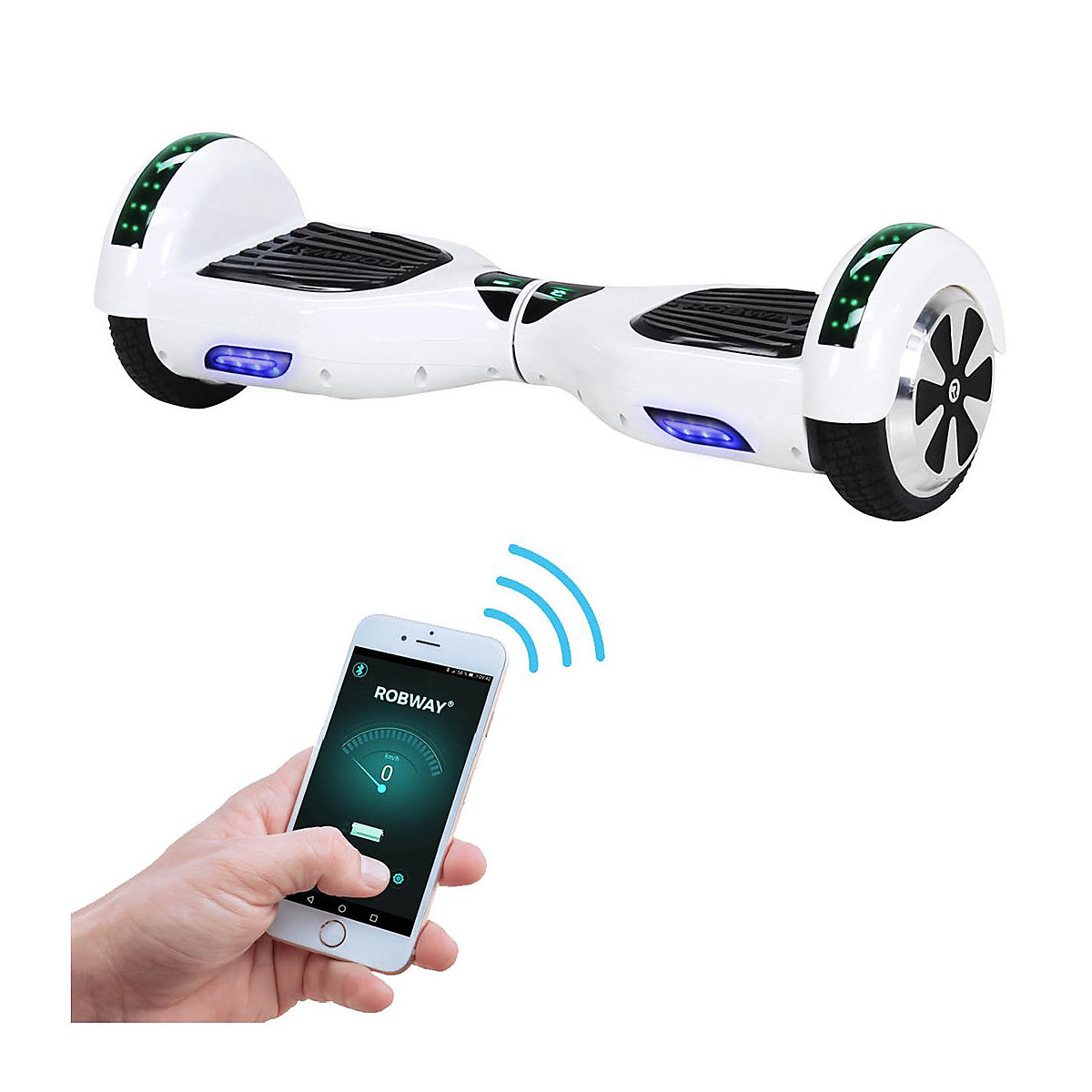 Kinder Elektrofahrzeuge E-Balance Hoverboard W1 - 6,5 Zoll - 700 W - 15 km/h - App
