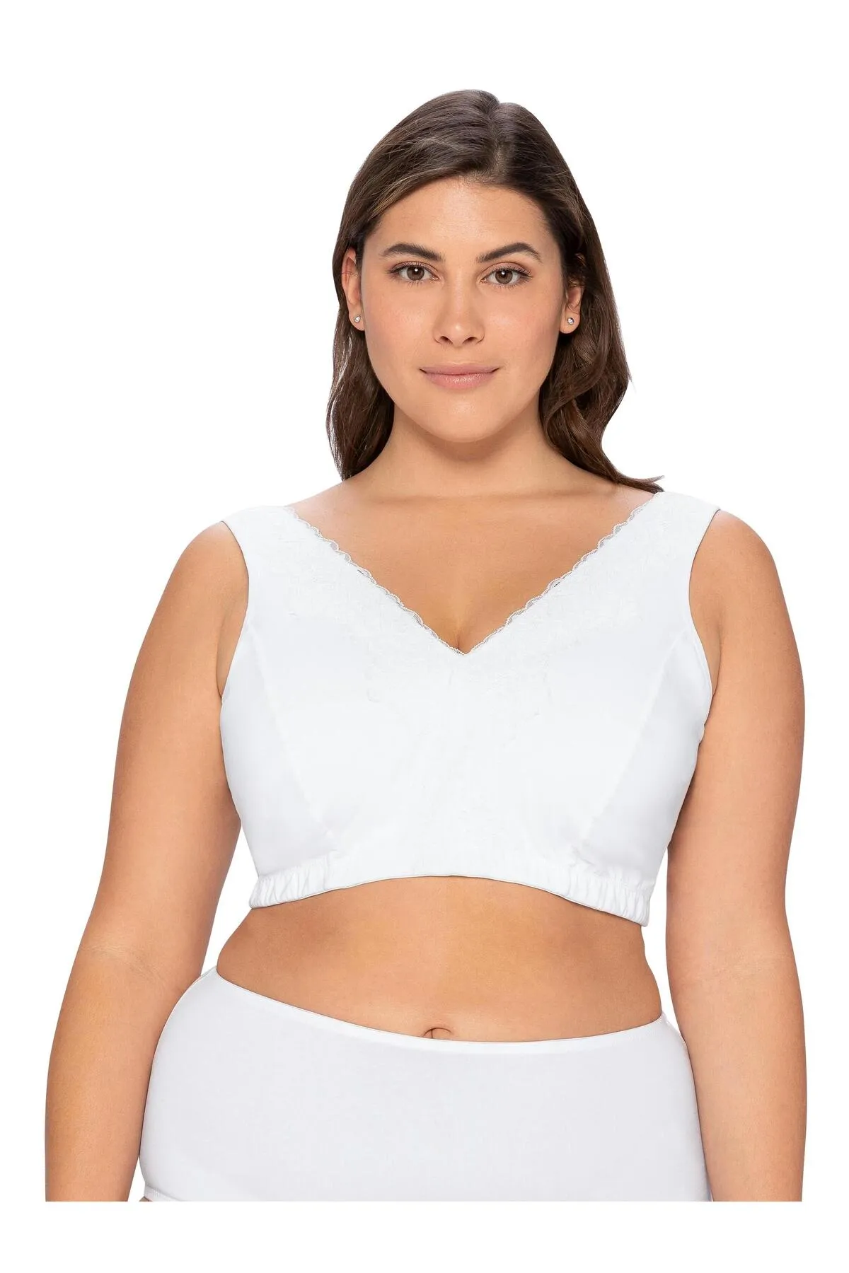 Sheego  Große Größen BH ohne Bügel in Bustier-Form, mit Spitzenborte