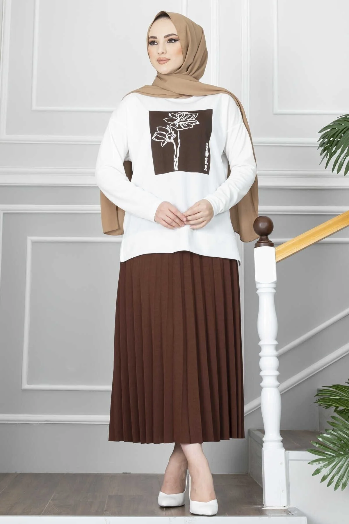 VOLT CLOTHİNG  Faltenrock-Set für Damen