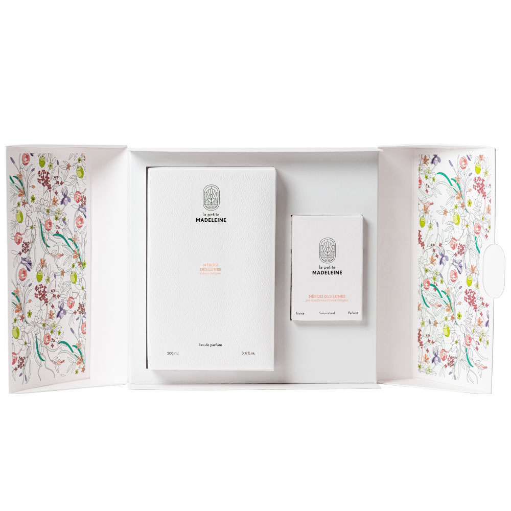 la petite madeleine Néroli des lunes Coffret Eau de parrfum et savon