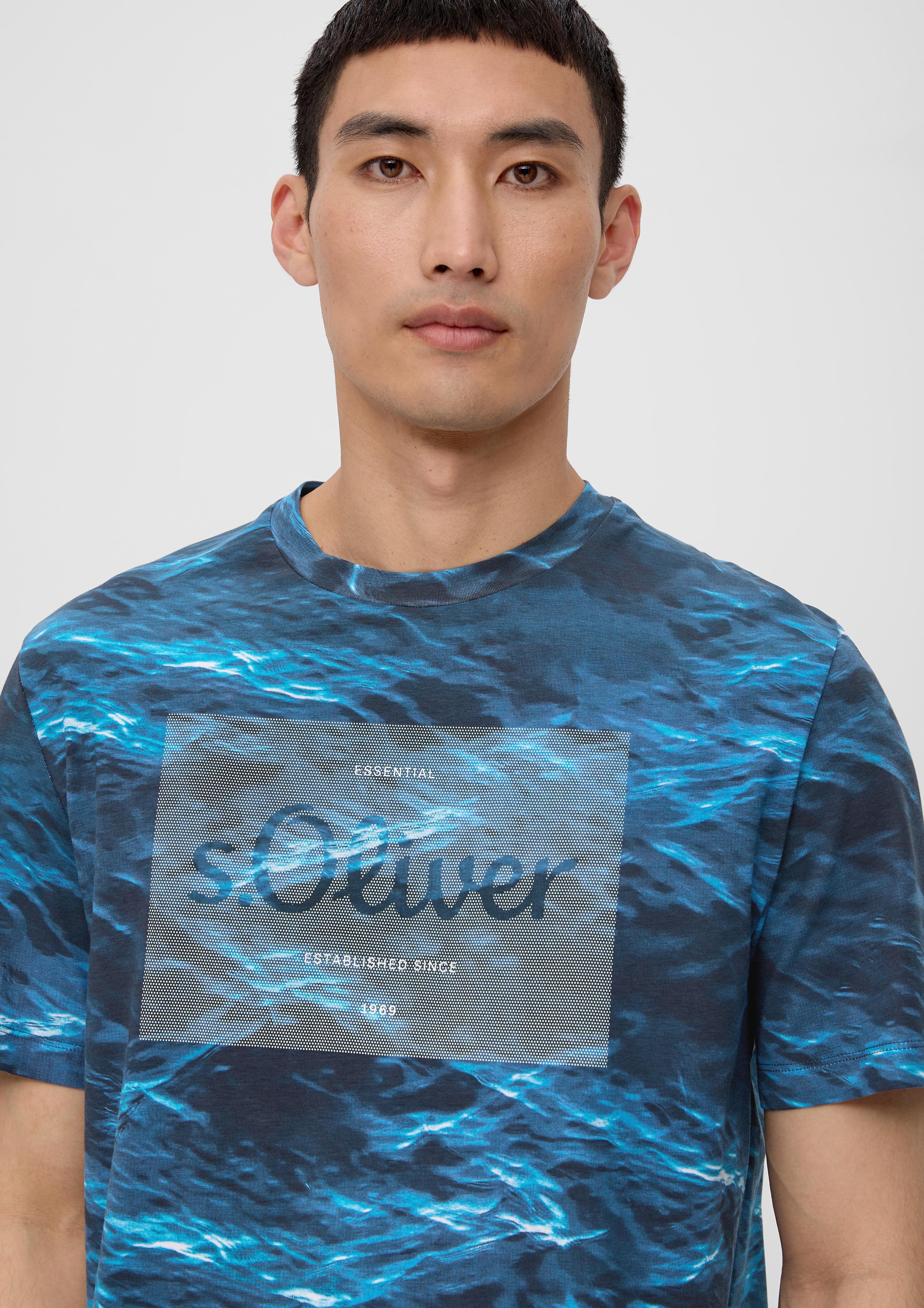 T-Shirt aus Baumwollstretch  2135692-69F1