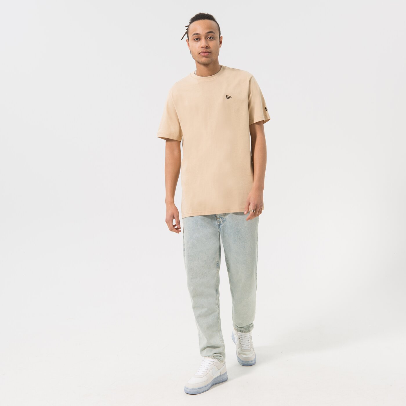 NEW ERA T-SHIRT NE ess OMLBLK NONE Beige