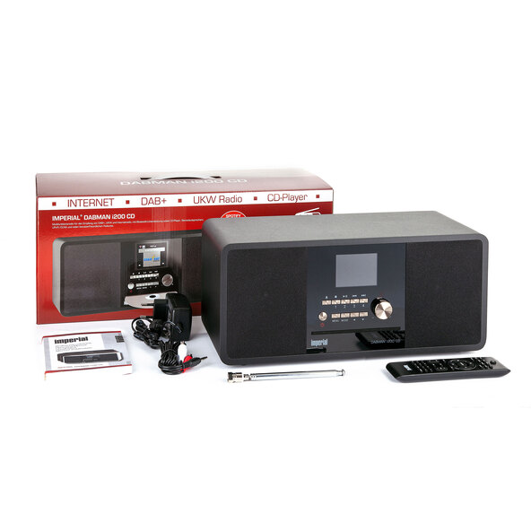 Imperial Internet-Radio DABMAN i200CD DAB+, schwarz