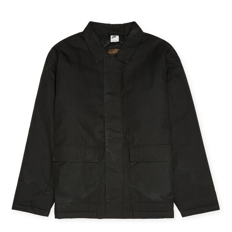 NIKE Life Waxed Canvas Work Jacket black/black