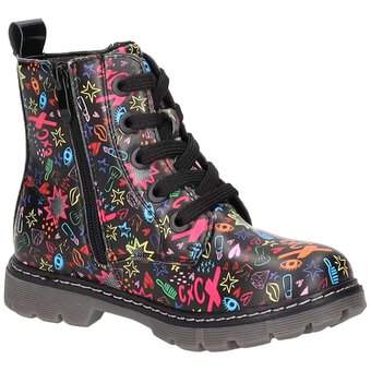 Puccetti Schnür Boots in bunt