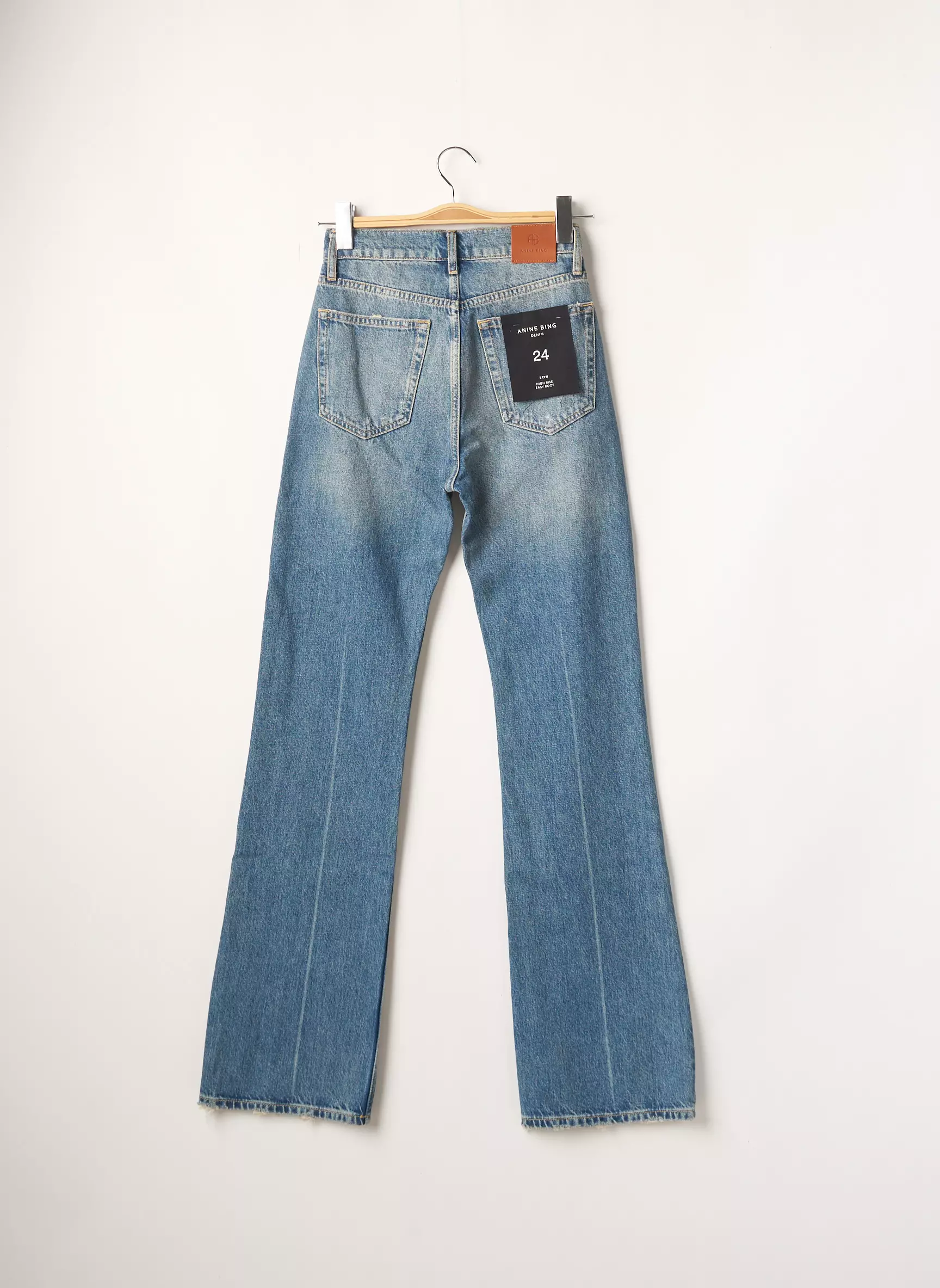 Anine Bing Jean Flare Femme couleur bleu