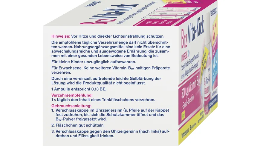 tetesept B12 Vita-Kick Trinkfläschchen 18 St