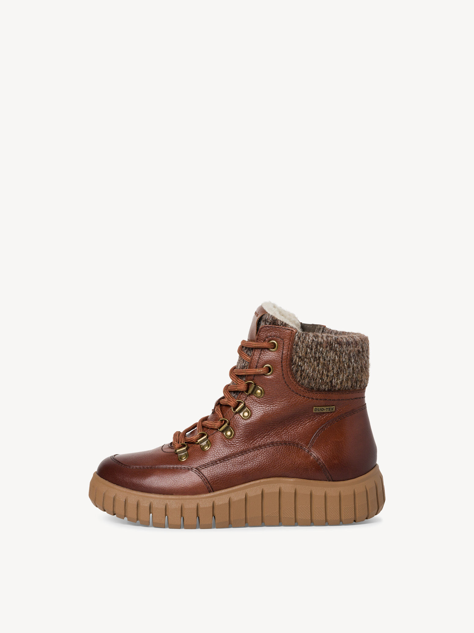 Bottine en cuir - marron